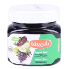 سه شیره شیر رضا مقدار 410 گرم